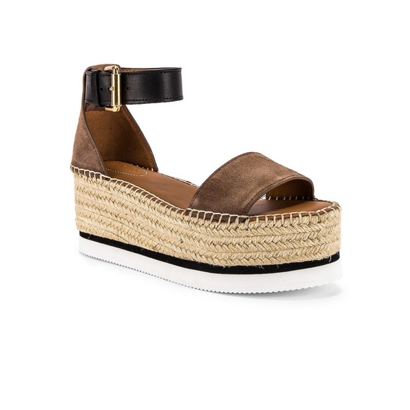 SEE BY CHLOE glyn platform sandal. Worn only once, in great condition - Picture 5 of 12